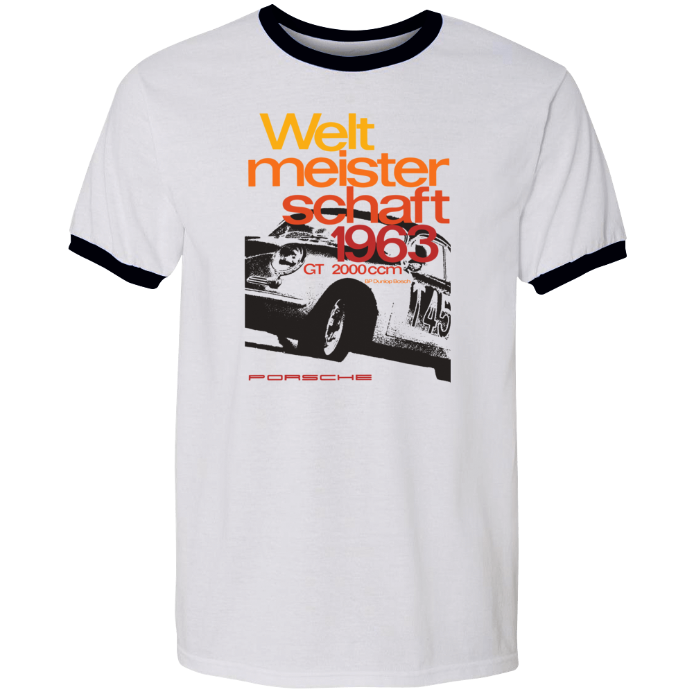 Weltmeistershaft 1963 Auto Racing, Ringer T Shirt