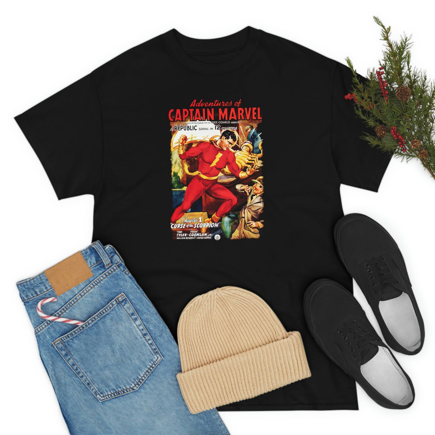 Captain Marvel Movie Serial T-Shirt
