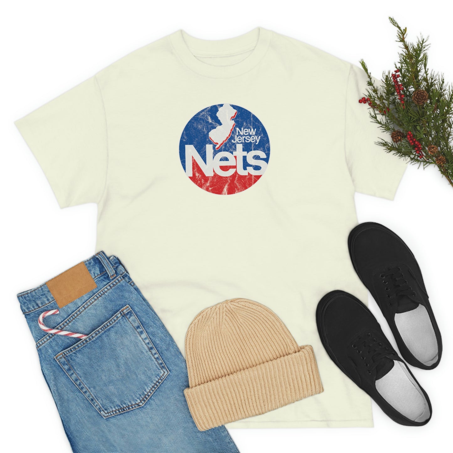 New Jersey Nets Distressed T-Shirt